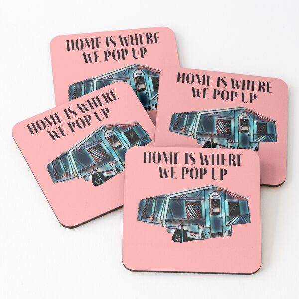 Item preview, Home is Where we Pop Up Trailer Tent designed and sold by BeccaAelishe.