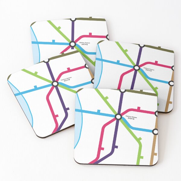 Item preview, Century Avenue - Shanghai Metro designed and sold by Tim Binnion.
