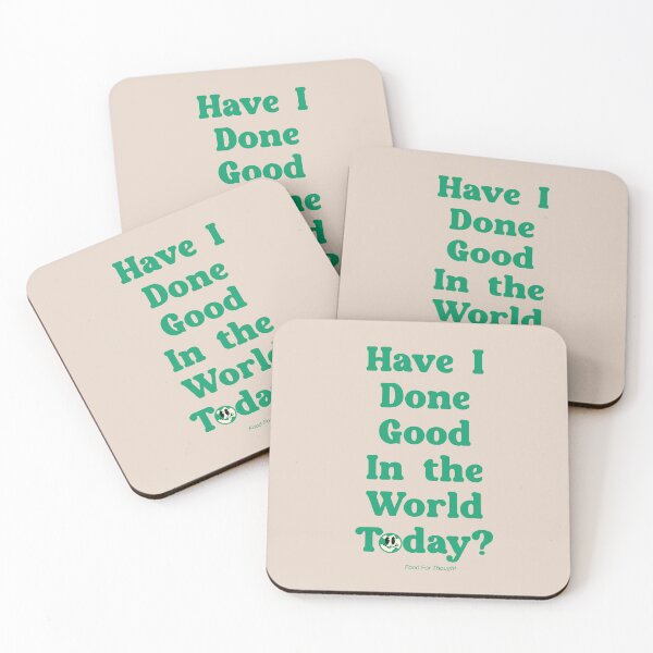 Item preview, HAVE I DONE GOOD IN THE WORLD TODAY SHIRT STICKER designed and sold by aydapadi.