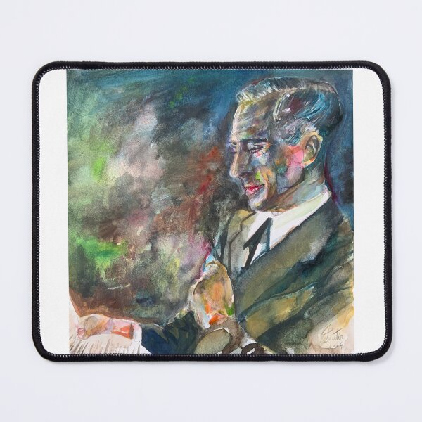 Item preview, ERNST JUNGER watercolor portrait .4 designed and sold by lautir.