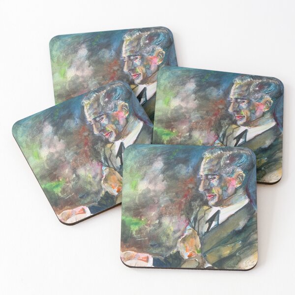 Item preview, ERNST JUNGER watercolor portrait .4 designed and sold by lautir.
