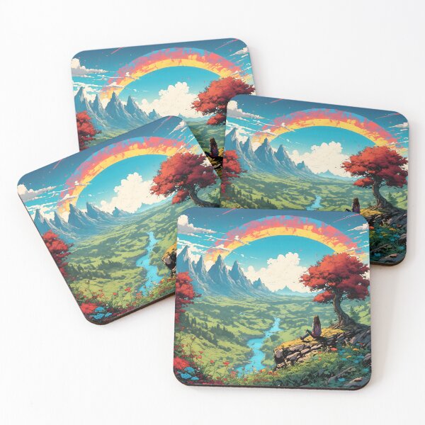 Item preview, Dreamlike landscape with rainbow and a woman designed and sold by Salimgor Hangaround Music.