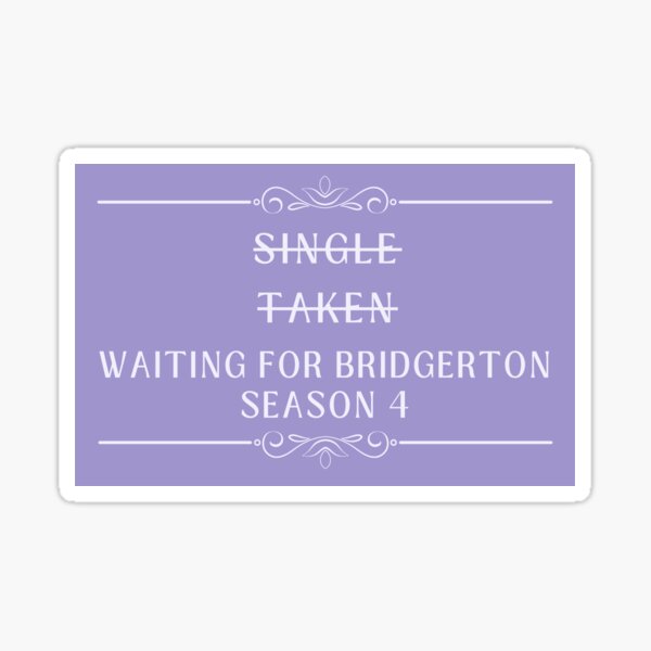 Aperçu de l'œuvre Single pris en attendant la saison 4 de Bridgerton créée et vendue par Megurix.