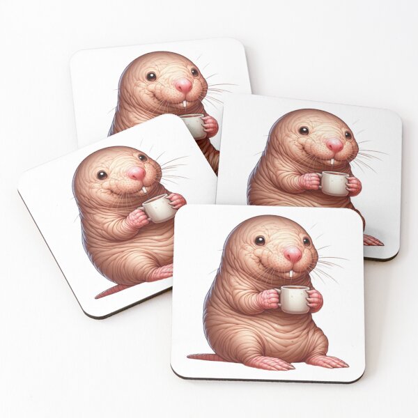 Item preview, Tea Lover Naked Mole Rat designed and sold by MagickDragon.