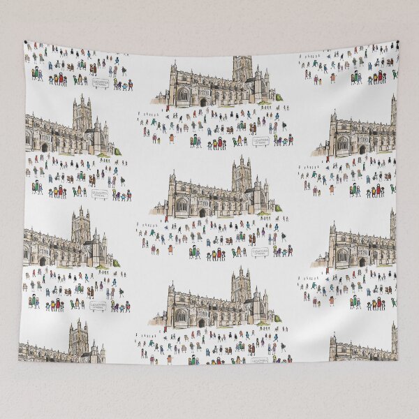 Item preview, Gloucester Cathedral, Illustrated Tribute designed and sold by FoleyPottery.