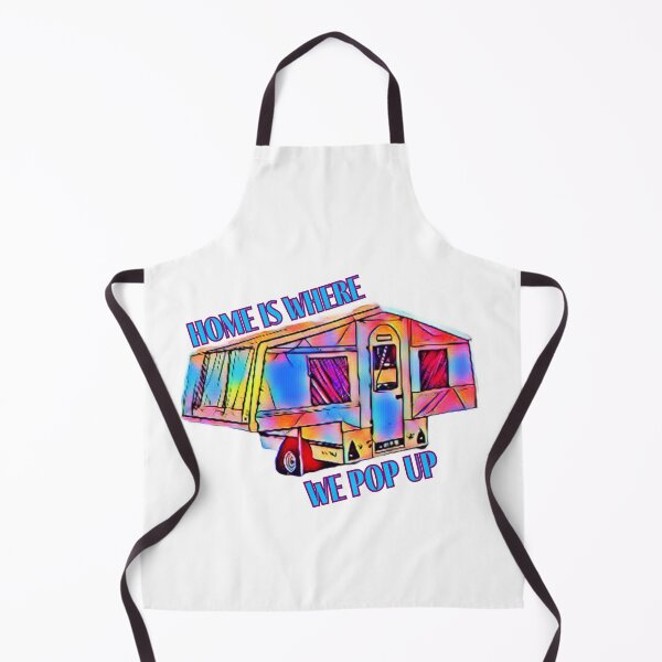 Item preview, Home is where we pop up Rainbow Trailer Tent designed and sold by BeccaAelishe.