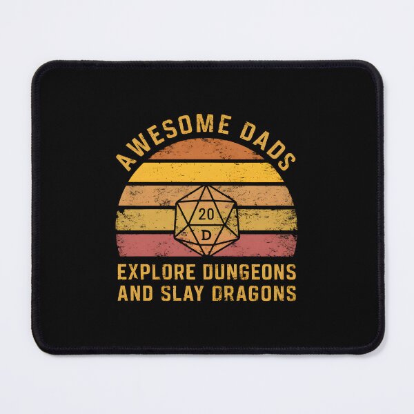 Item preview, Awesome Dads Explore Dungeons DM RPG Dice Dragon designed and sold by HeadTurningArt.
