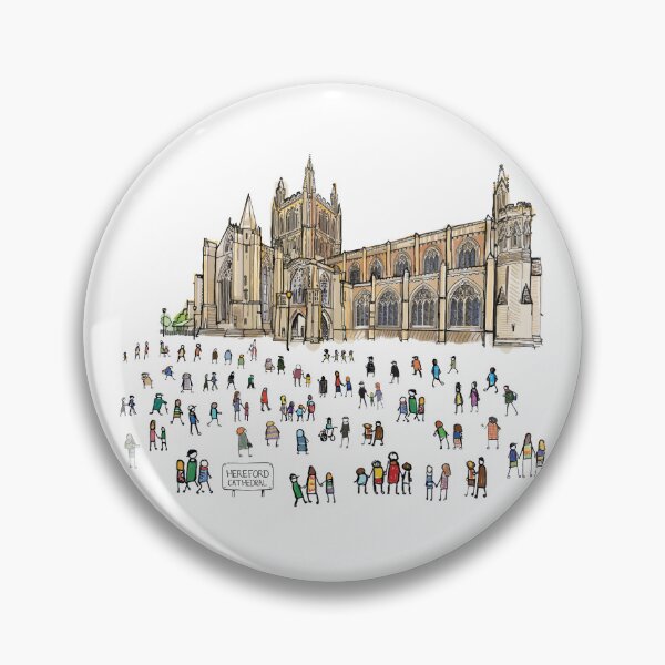 Item preview, Hereford Cathedral, Illustrated Tribute designed and sold by FoleyPottery.