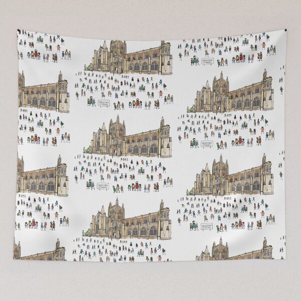 Item preview, Hereford Cathedral, Illustrated Tribute designed and sold by FoleyPottery.