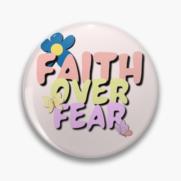 Item preview, Faith over fear - Inspirational Qoute - Christian Qoute designed and sold by Gemma A Summers.