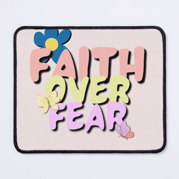 Item preview, Faith over fear - Inspirational Qoute - Christian Qoute designed and sold by Gemma A Summers.