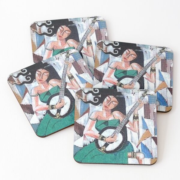 Item preview, Woman &  Thai musical instrumments. designed and sold by ArtistLanna.