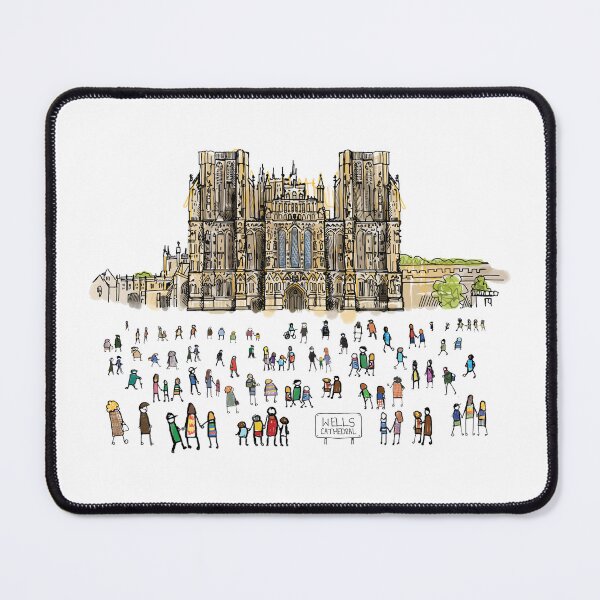 Item preview, Wells Cathedral, Illustrated Tribute designed and sold by FoleyPottery.