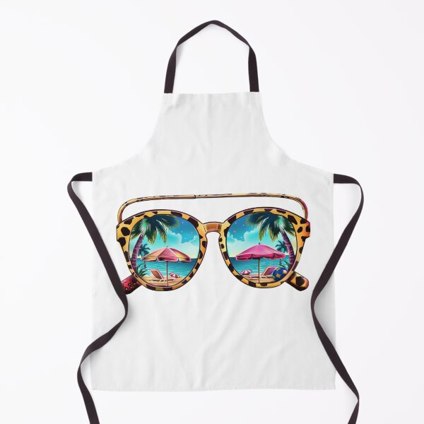 Item preview, Summer girl sunglasses with beach 2 designed and sold by PapayaGen.