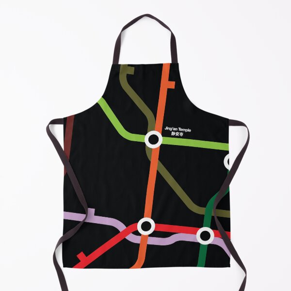 Item preview, Jing'an Temple (Dark Mode) - Shanghai Metro designed and sold by Tim Binnion.