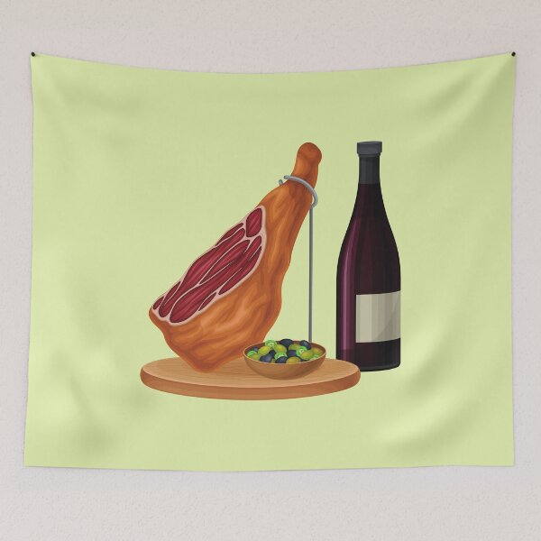 Item preview, Jamon and Wine designed and sold by FutureTraveller.