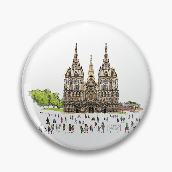 Item preview, Lichfield Cathedral, Illustrated Tribute designed and sold by FoleyPottery.