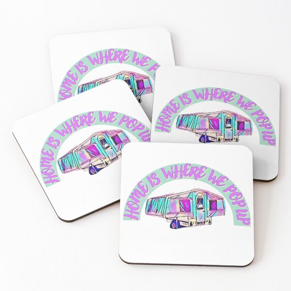 Item preview, Home is Where We Pop Up Trailer Tent designed and sold by BeccaAelishe.