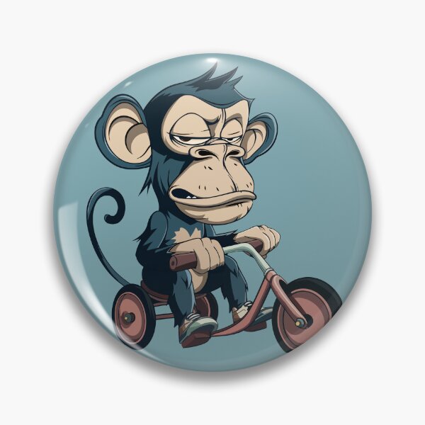 Item preview, Monkey on Bike designed and sold by NerdyBerlin.