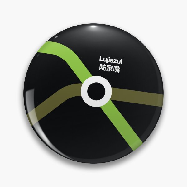 Item preview, Lujiazui (Dark Mode) - Shanghai Metro designed and sold by Tim Binnion.