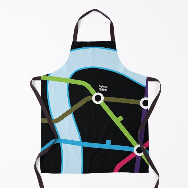 Item preview, Lujiazui (Dark Mode) - Shanghai Metro designed and sold by Tim Binnion.