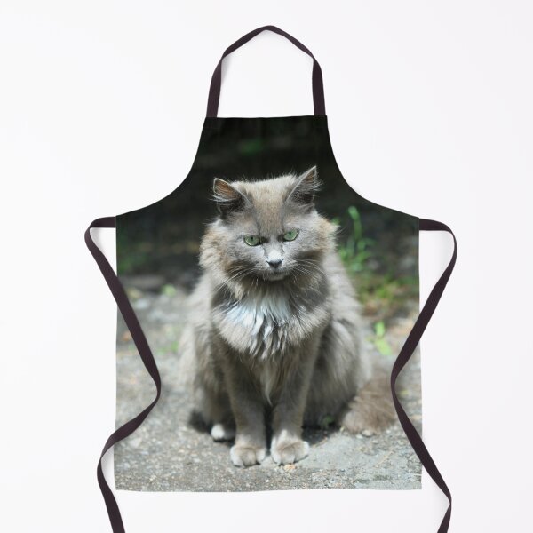 Item preview, Portrait of cute grey cat designed and sold by olena2552.