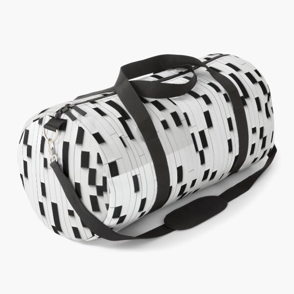 Item preview, White background black lines staggered piano abstract modern retro  designed and sold by cheekylorns.