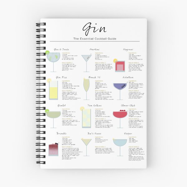 Item preview, Gin cocktail Essential Guide designed and sold by My Digital Mind.