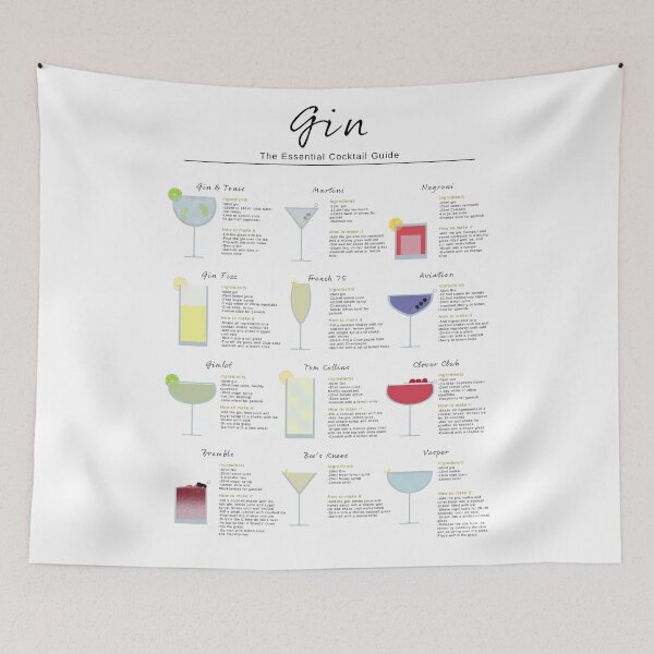 Item preview, Gin cocktail Essential Guide designed and sold by My Digital Mind.