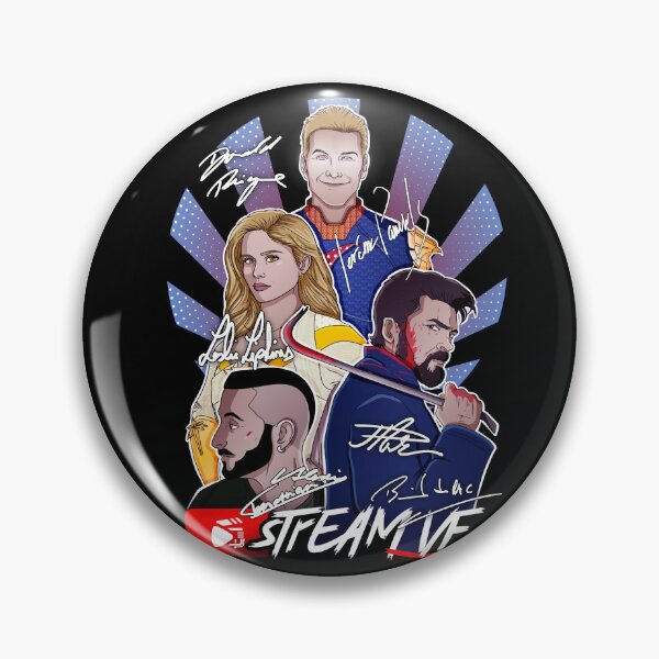 Item preview, StreamVF The Boys White signature version Black background StreamVF  designed and sold by StreamVF.