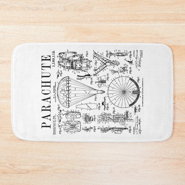 Item preview, Parachute Skydiver Parachutist Skydiving Vintage Patent designed and sold by GrandeDuc.