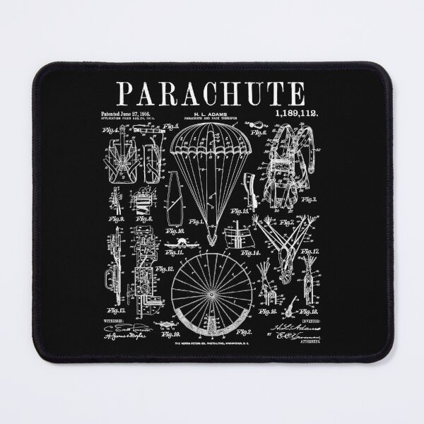 Item preview, Parachute Skydiver Parachutist Skydiving Vintage Patent designed and sold by GrandeDuc.