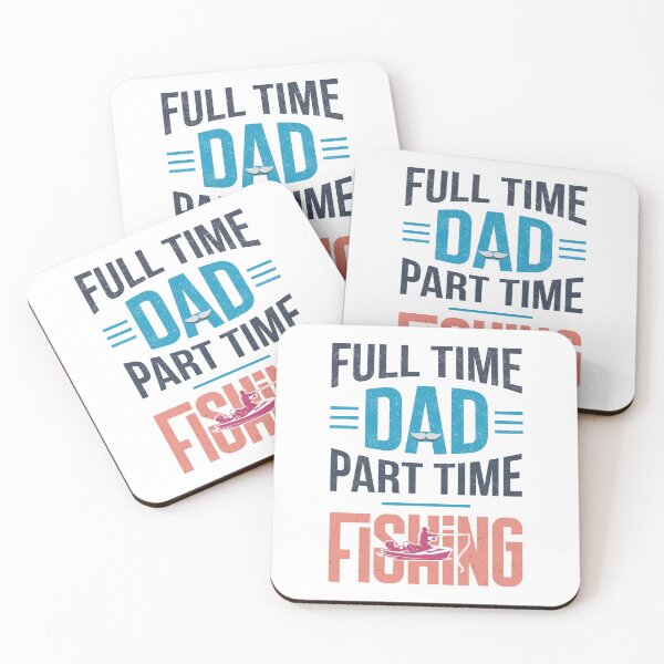 Item preview, Full Time Dad Part Time Fishing | Father's Day 24 Retro Vibrant Bold Text designed and sold by PixelGrafiks.