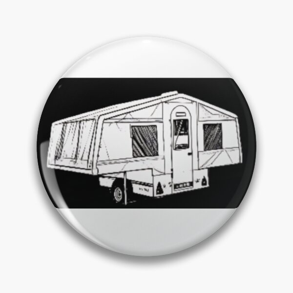 Item preview, Black and White Trailer Tent designed and sold by BeccaAelishe.