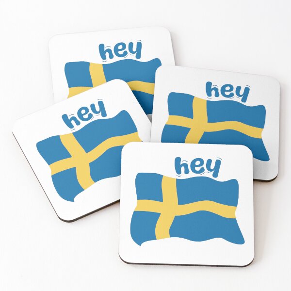 Item preview, HELLO in Sweden Sticker designed and sold by Wolagno.