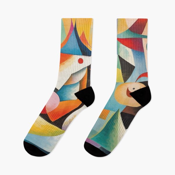 Item preview, fireworks painted by cubist style of pastel color 4 designed and sold by FlaskLab.