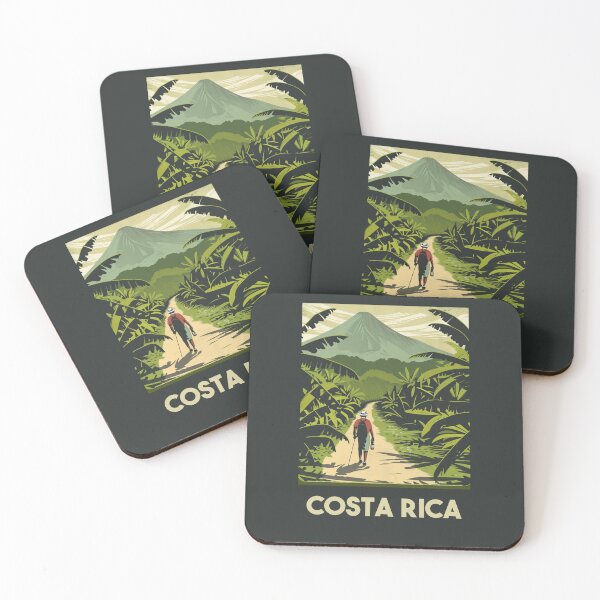 Item preview, A Vintage Travel Illustration of Costa Rica designed and sold by GoodOldVintage.