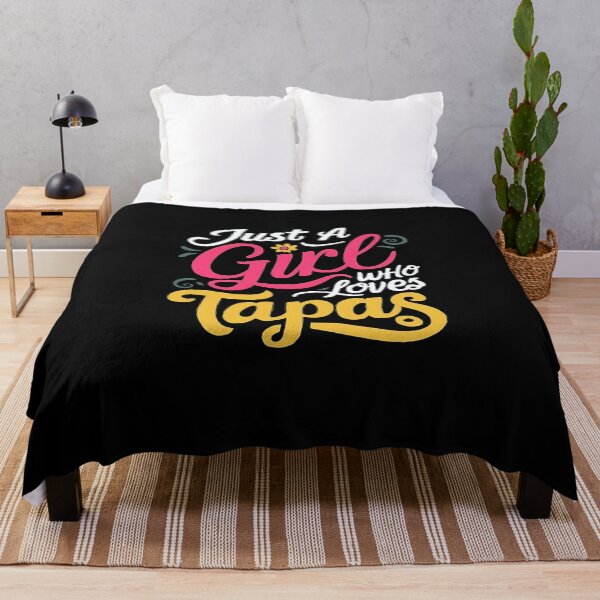 Item preview, Just a girl who loves tapas, Tapas women's T-Shirt, Distressed Spanish Food Shirt, Tapas Gift designed and sold by SlocifieShop.