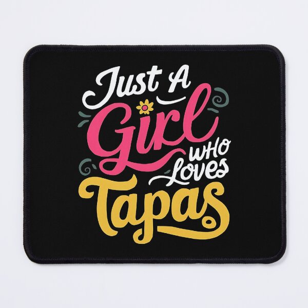 Item preview, Just a girl who loves tapas, Tapas women's T-Shirt, Distressed Spanish Food Shirt, Tapas Gift  designed and sold by SlocifieShop.