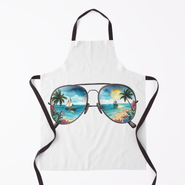 Item preview, Summer sunglasses with beach 2 designed and sold by PapayaGen.