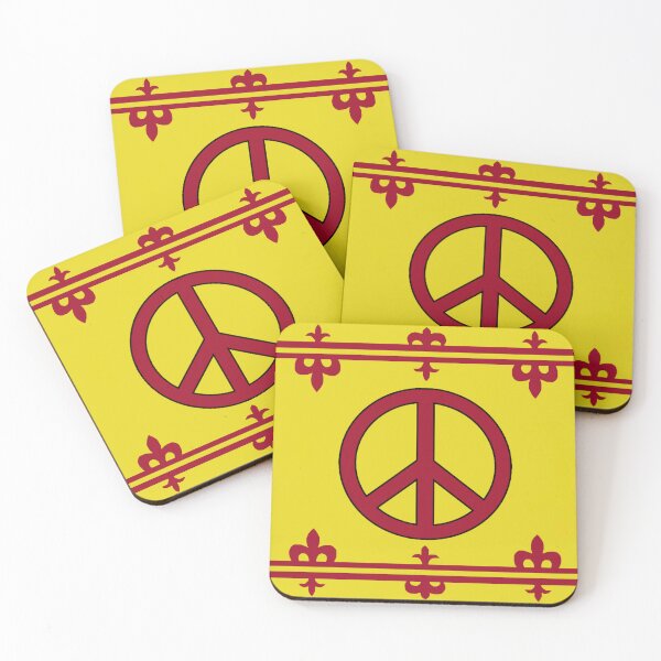 Item preview, Peace Sign Scottish Royal Banner Flag (Soidhne Sìth Bratach Rìoghail na h-Alba) designed and sold by JonathanR1994.