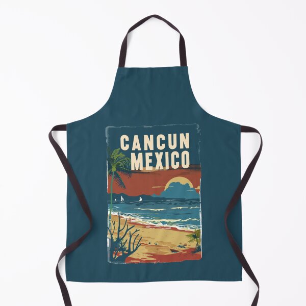 Item preview, A Vintage Travel Illustration of Cancun - Mexico designed and sold by GoodOldVintage.