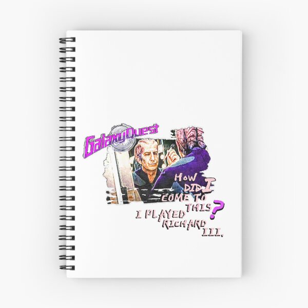 Item preview, Alan Rickman in GALAXY QUEST mit Zitat: Richard lll. designed and sold by RalfDavid74.