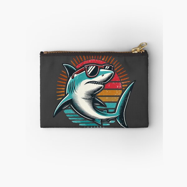 Item preview, Cool Retro Shark in Sunglasses Vintage Style designed and sold by ArtfulHunter.
