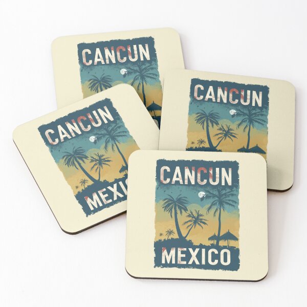 Item preview, A Vintage Travel Illustration of Cancun - Mexico designed and sold by GoodOldVintage.