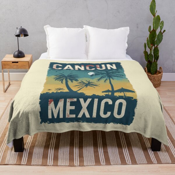 Item preview, A Vintage Travel Illustration of Cancun - Mexico designed and sold by GoodOldVintage.
