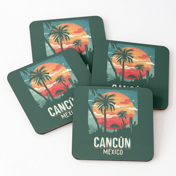 Item preview, A Vintage Travel Illustration of Cancun - Mexico designed and sold by GoodOldVintage.