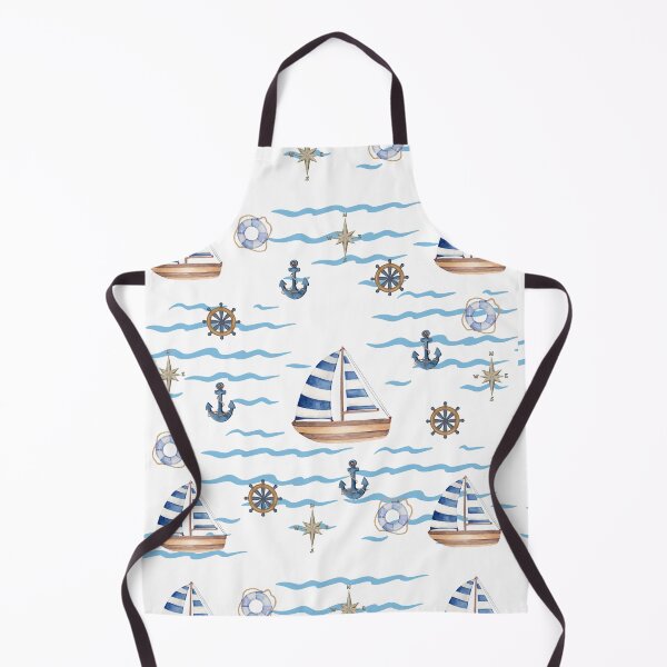 Item preview, Sailboat Nautical Pattern designed and sold by SeaStarAlex.