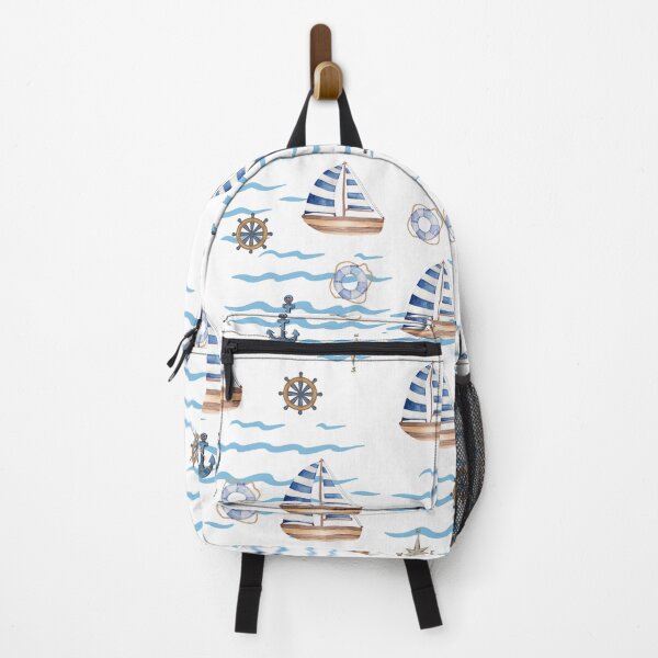 Item preview, Sailboat Nautical Pattern designed and sold by SeaStarAlex.