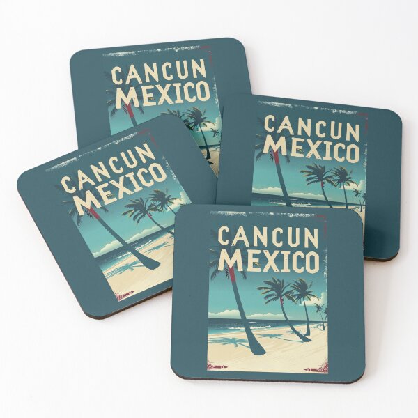 Item preview, A Vintage Travel Illustration of Cancun - Mexico designed and sold by GoodOldVintage.